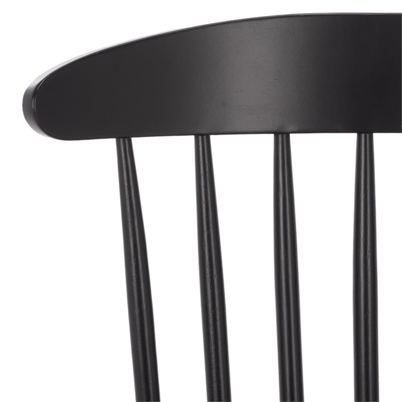 Safavieh Gregor Wood Dining Chair in Black