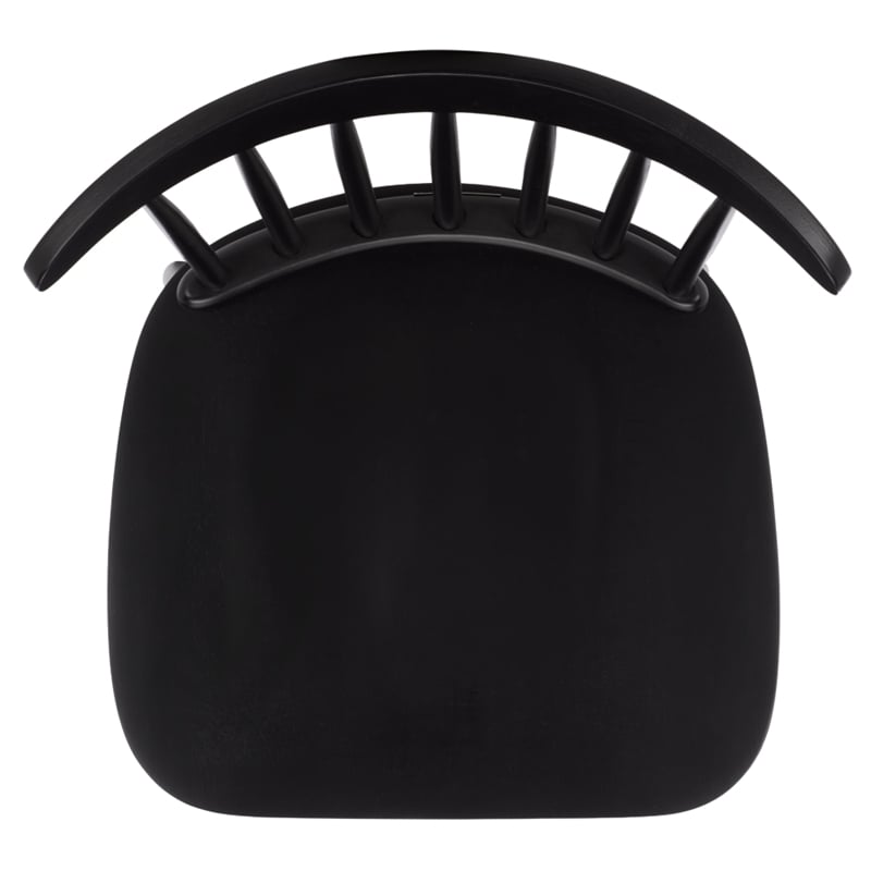 Safavieh Gregor Wood Dining Chair in Black