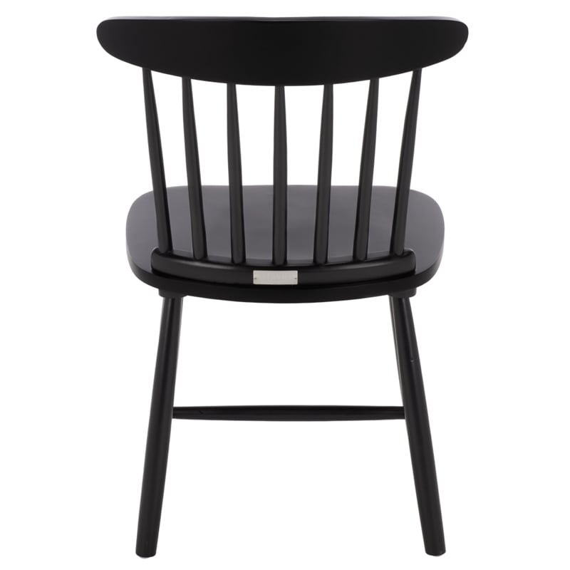 Safavieh Gregor Wood Dining Chair in Black