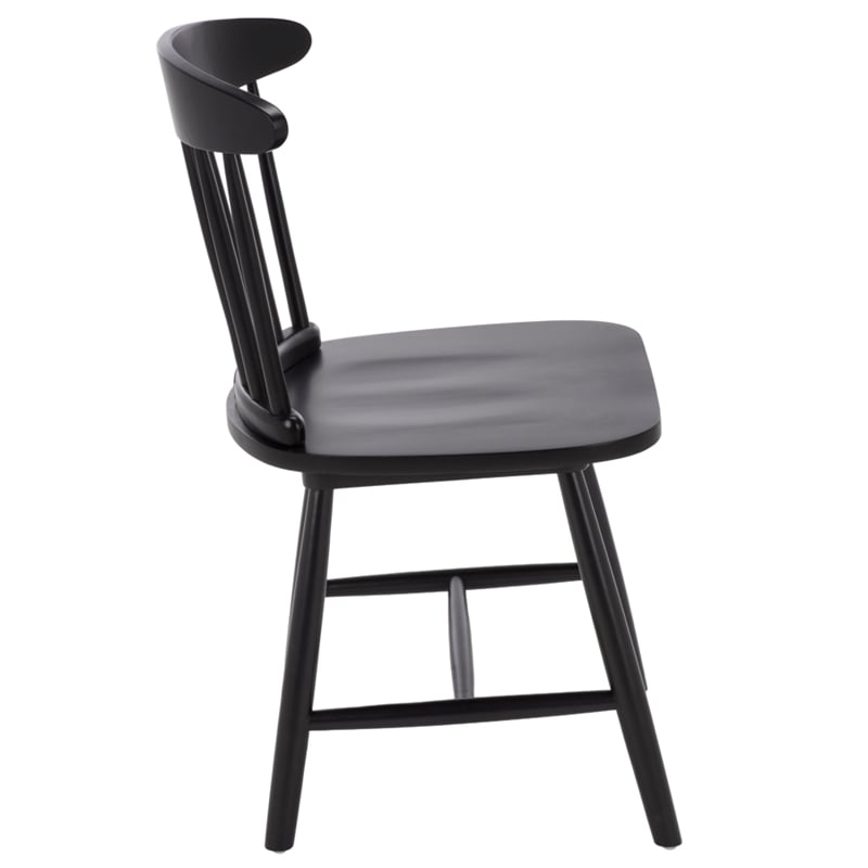 Safavieh Gregor Wood Dining Chair in Black