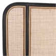 Safavieh Takuma Rattan Headboard in Black