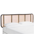 Safavieh Takuma Rattan Headboard in Black