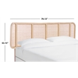 Safavieh Takuma Rattan Headboard in White