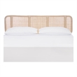 Safavieh Takuma Rattan Headboard in White