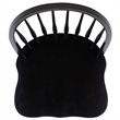 Safavieh Wendall Wood Spindle Chair in Black