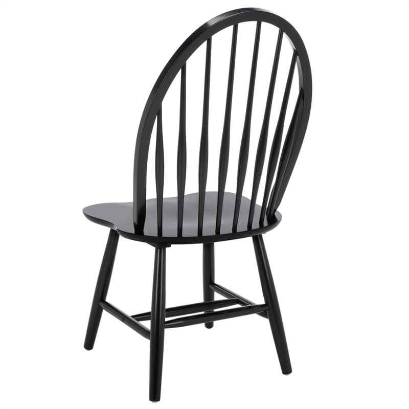Safavieh Wendall Wood Spindle Chair in Black