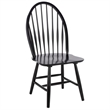 Safavieh Wendall Wood Spindle Chair in Black