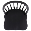Safavieh Wendall Wood Spindle Chair in Matte Black