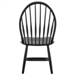 Safavieh Wendall Wood Spindle Chair in Matte Black