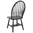 Safavieh Wendall Wood Spindle Chair in Matte Black