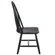 Safavieh Wendall Wood Spindle Chair in Matte Black
