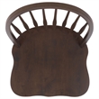 Safavieh Wendall Wood Spindle Chair in Dark Walnut