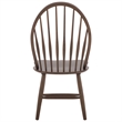 Safavieh Wendall Wood Spindle Chair in Dark Walnut