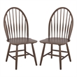 Safavieh Wendall Wood Spindle Chair in Dark Walnut