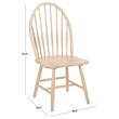Safavieh Wendall Wood Spindle Chair in White