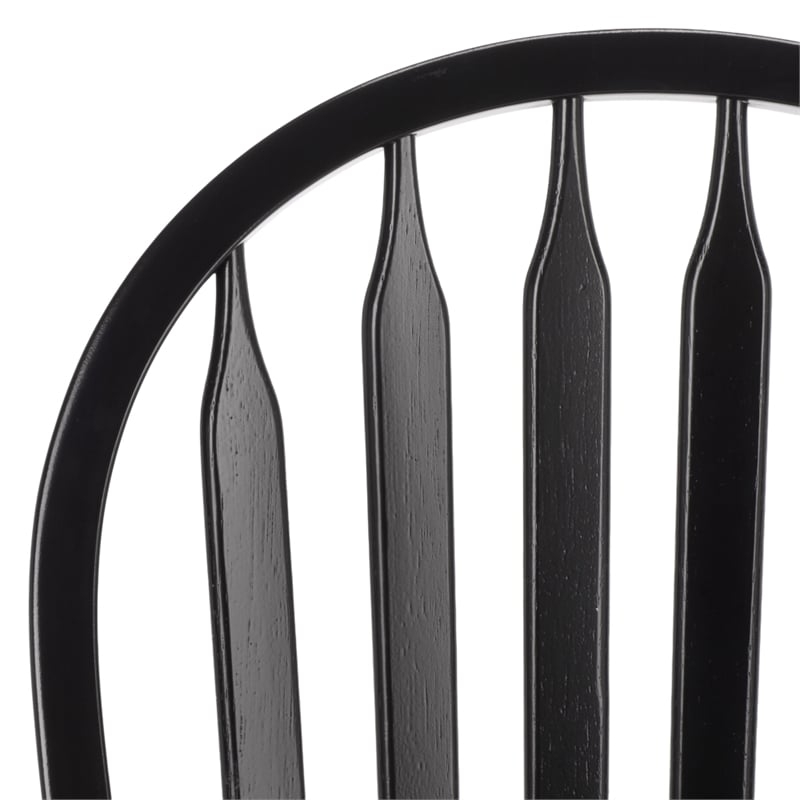 Safavieh Fazel Wood Dining Chairs in Black