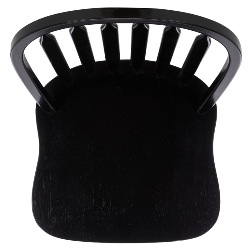 Safavieh Fazel Wood Dining Chairs in Black