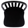 Safavieh Fazel Wood Dining Chairs in Black