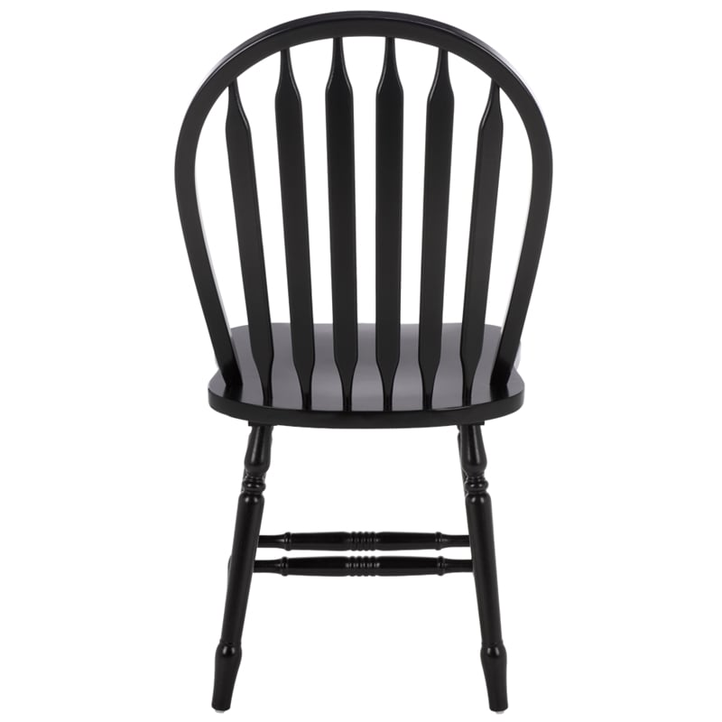 Safavieh Fazel Wood Dining Chairs in Black