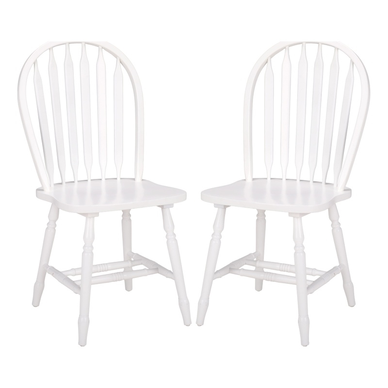 Safavieh Fazel Wood Dining Chairs in White