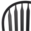 Safavieh Fazel Wood Dining Chairs in Matte Black