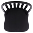Safavieh Fazel Wood Dining Chairs in Matte Black
