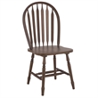 Safavieh Fazel Wood Dining Chairs in Dark Walnut
