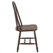 Safavieh Fazel Wood Dining Chairs in Dark Walnut