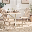 Safavieh Fazel Wood Dining Chairs in White