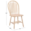 Safavieh Fazel Wood Dining Chairs in White