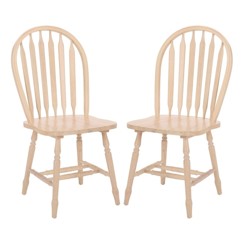 Safavieh Fazel Wood Dining Chairs in White