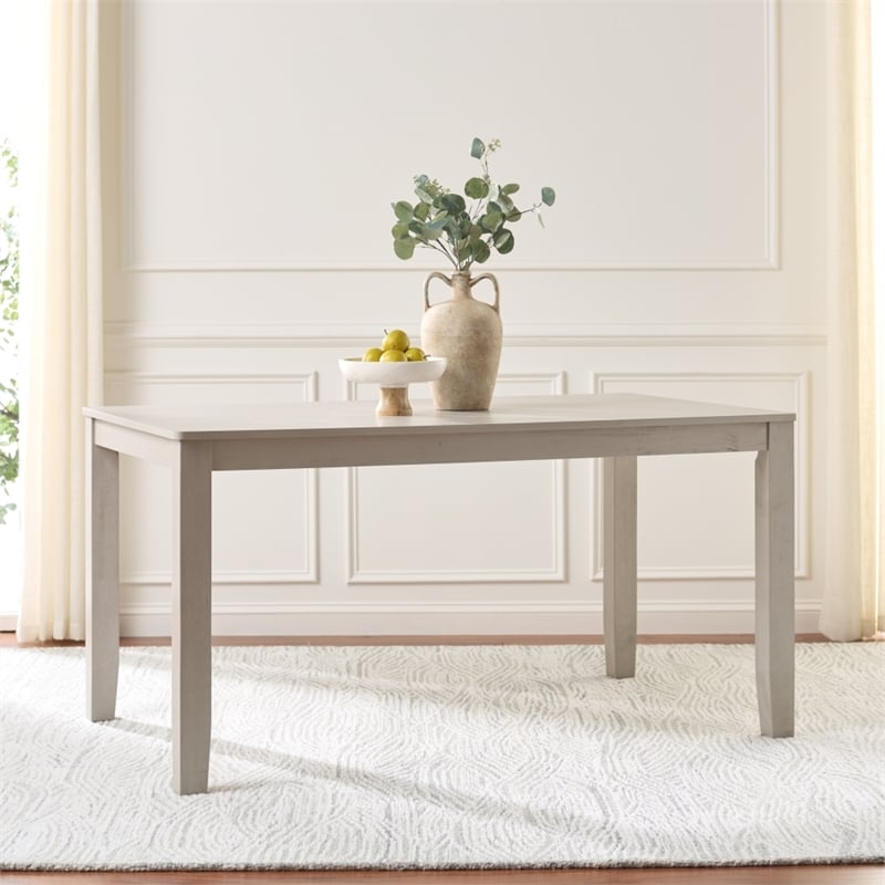 Safavieh Cereah Wood Dining Table in Gray