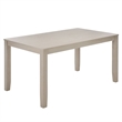 Safavieh Cereah Wood Dining Table in Gray