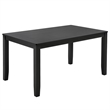 Safavieh Cereah Wood Dining Table in Black