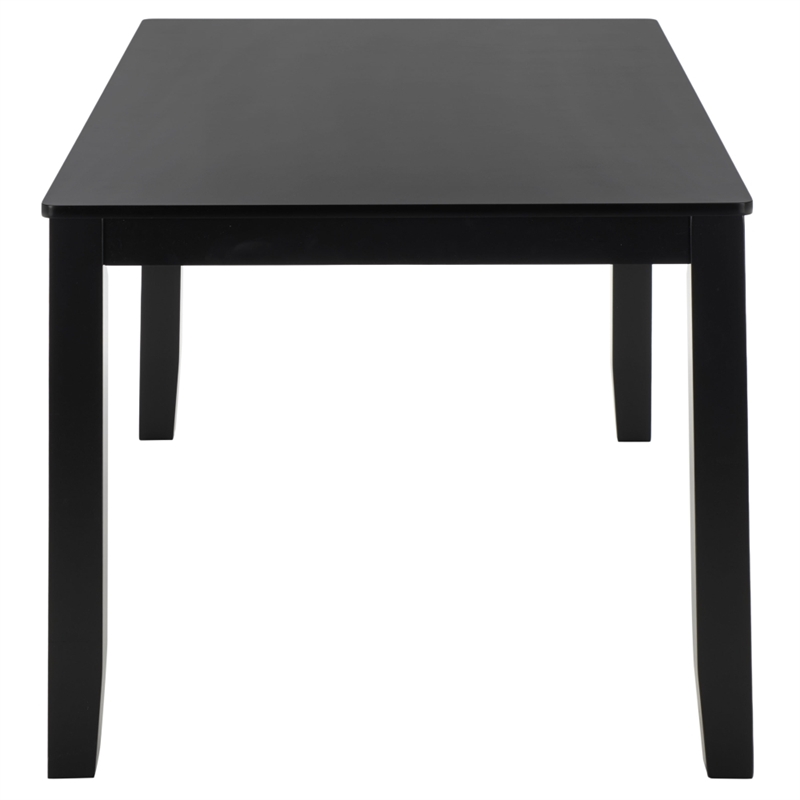 Safavieh Cereah Wood Dining Table in Black