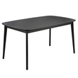 Safavieh Bolinas Wood Dining Table in Black