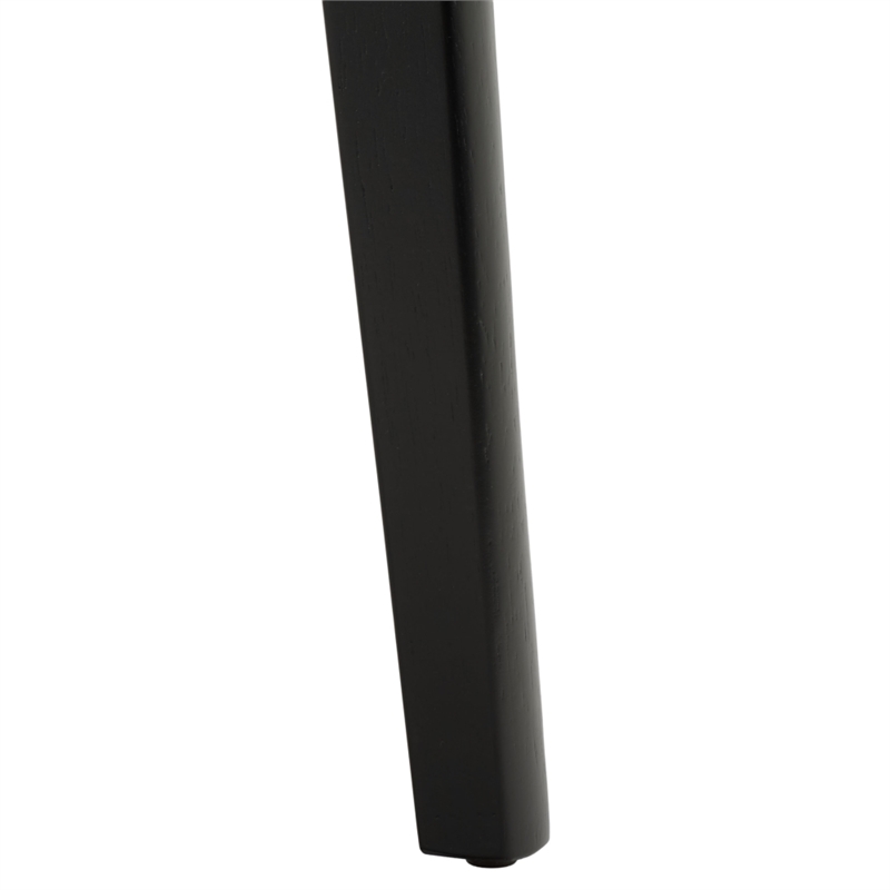 Safavieh Bolinas Wood Dining Table in Black