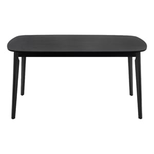Safavieh Bolinas Wood Dining Table in Black