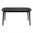 Safavieh Bolinas Wood Dining Table in Black