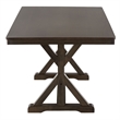 Safavieh Hildy Wood Dining Table in Ash / Brown