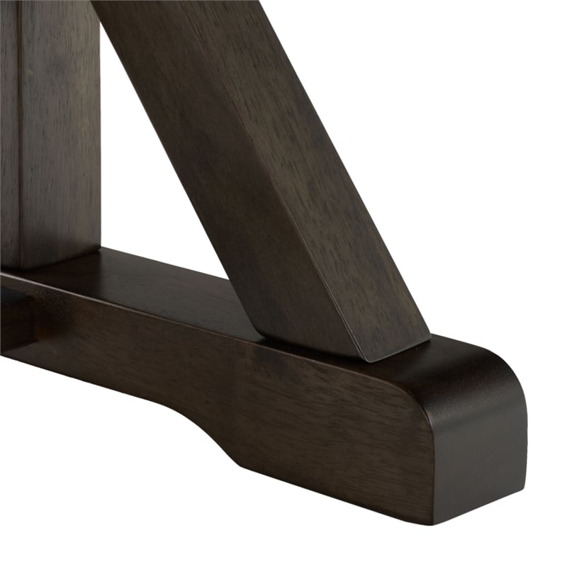 Safavieh Hildy Wood Dining Table in Ash / Brown