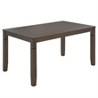Safavieh Bartone Wood Dining Table in Ash / Brown