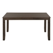Safavieh Bartone Wood Dining Table in Ash / Brown
