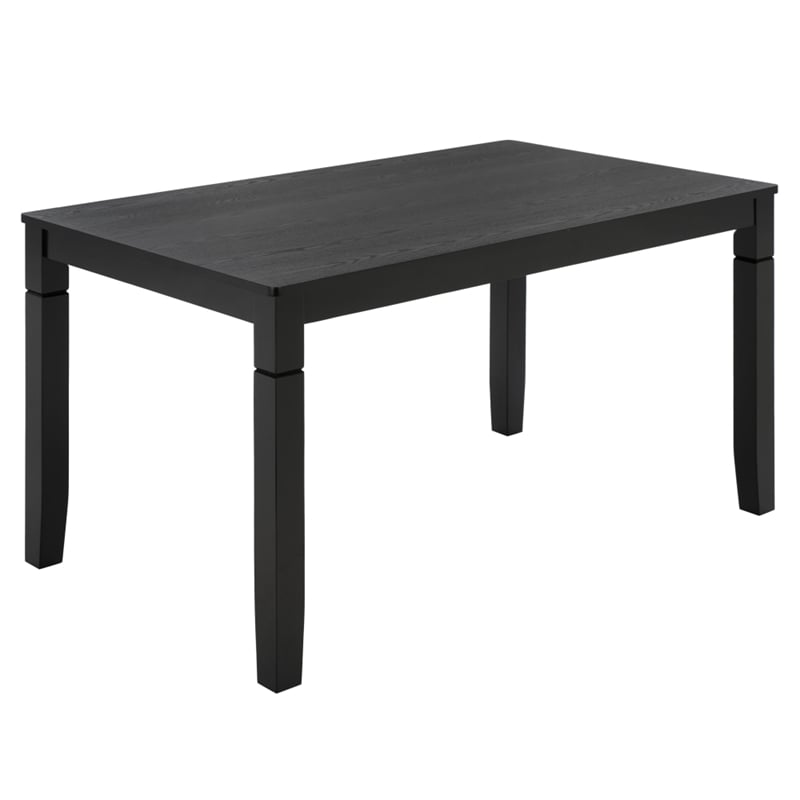 Safavieh Bartone Wood Dining Table in Black