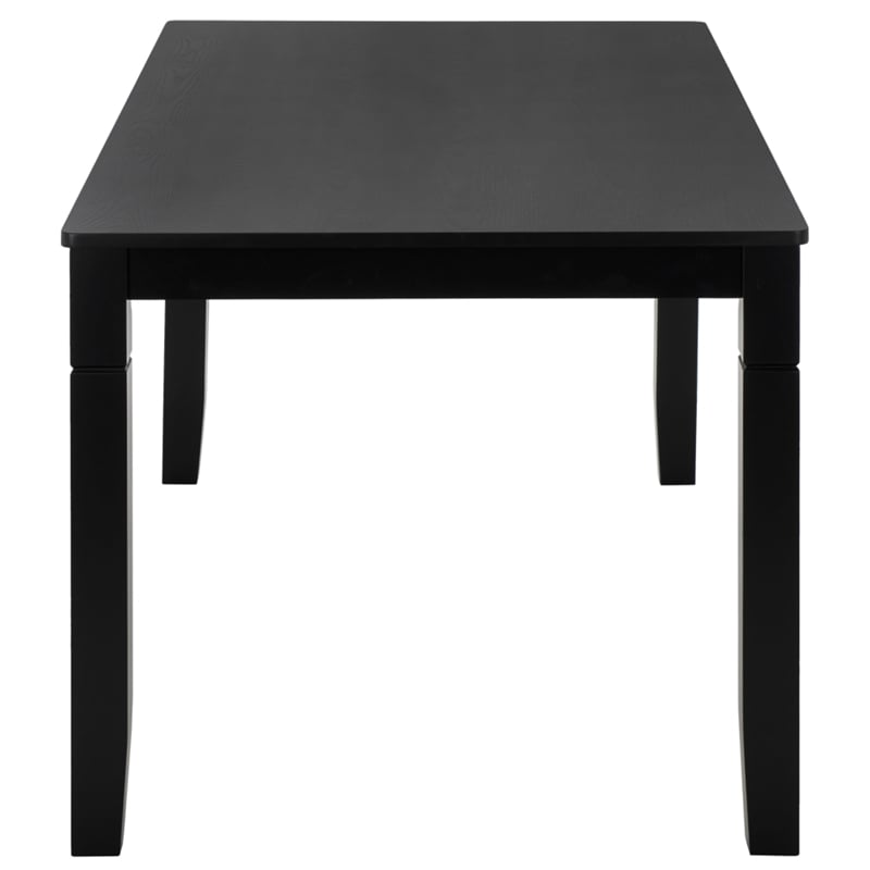 Safavieh Bartone Wood Dining Table in Black