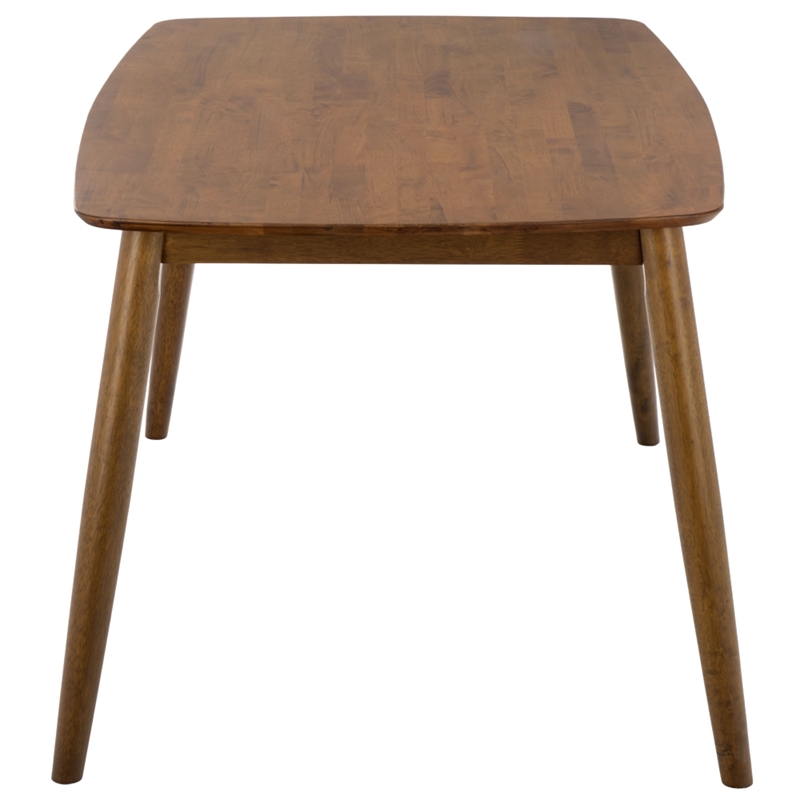 Safavieh Pelant Wood Dining Table in Walnut