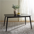 Safavieh Pelant Wood Dining Table in Black