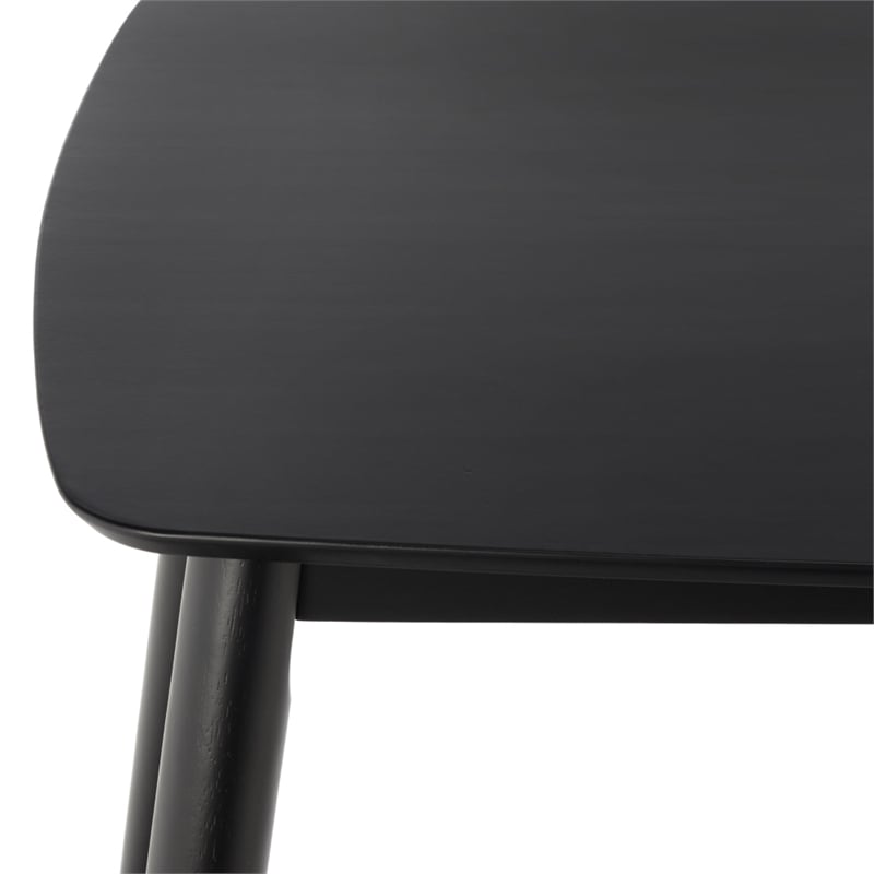 Safavieh Pelant Wood Dining Table in Black
