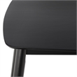 Safavieh Pelant Wood Dining Table in Black