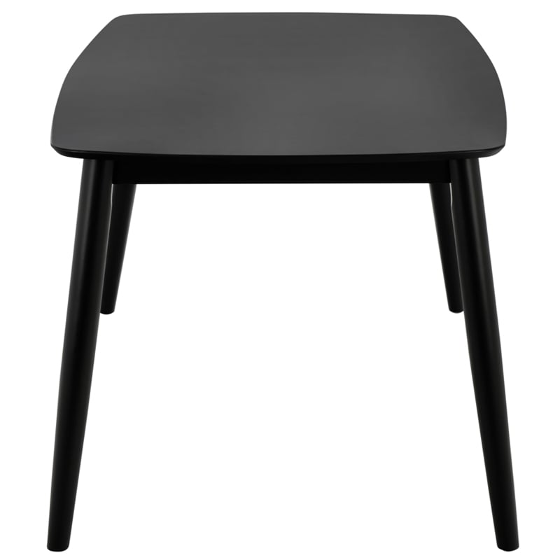 Safavieh Pelant Wood Dining Table in Black